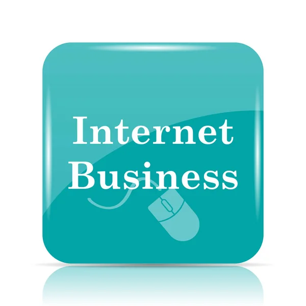 Biznes ikona internet — Zdjęcie stockowe