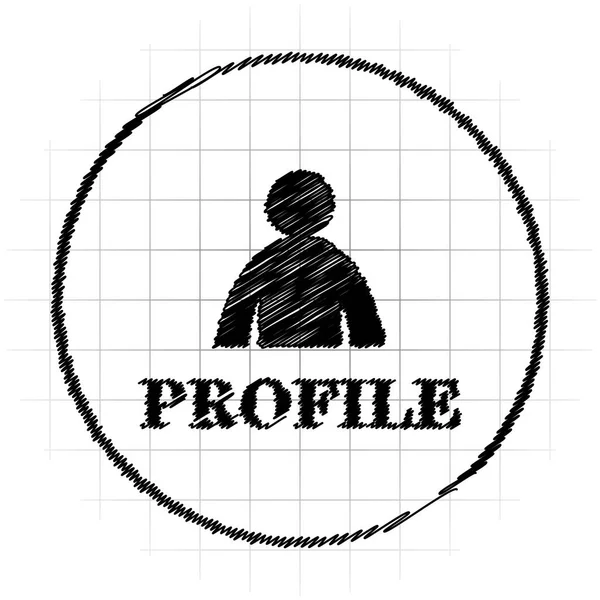 Profile icon — Stock Photo, Image