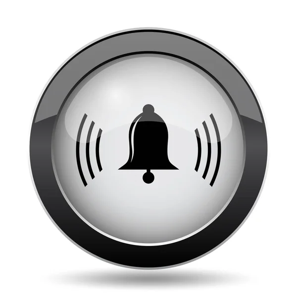 Bell Icon Internet Button White Background — Stock Photo, Image