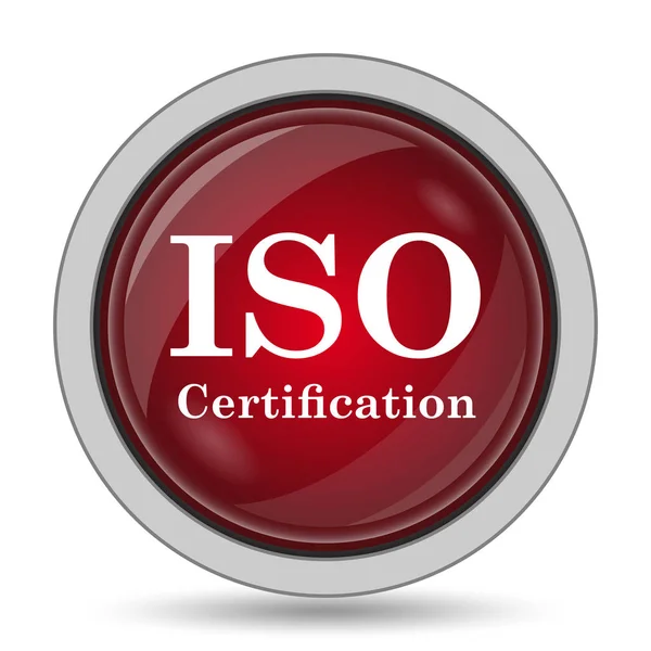 Icona di certificazione iso — Foto Stock