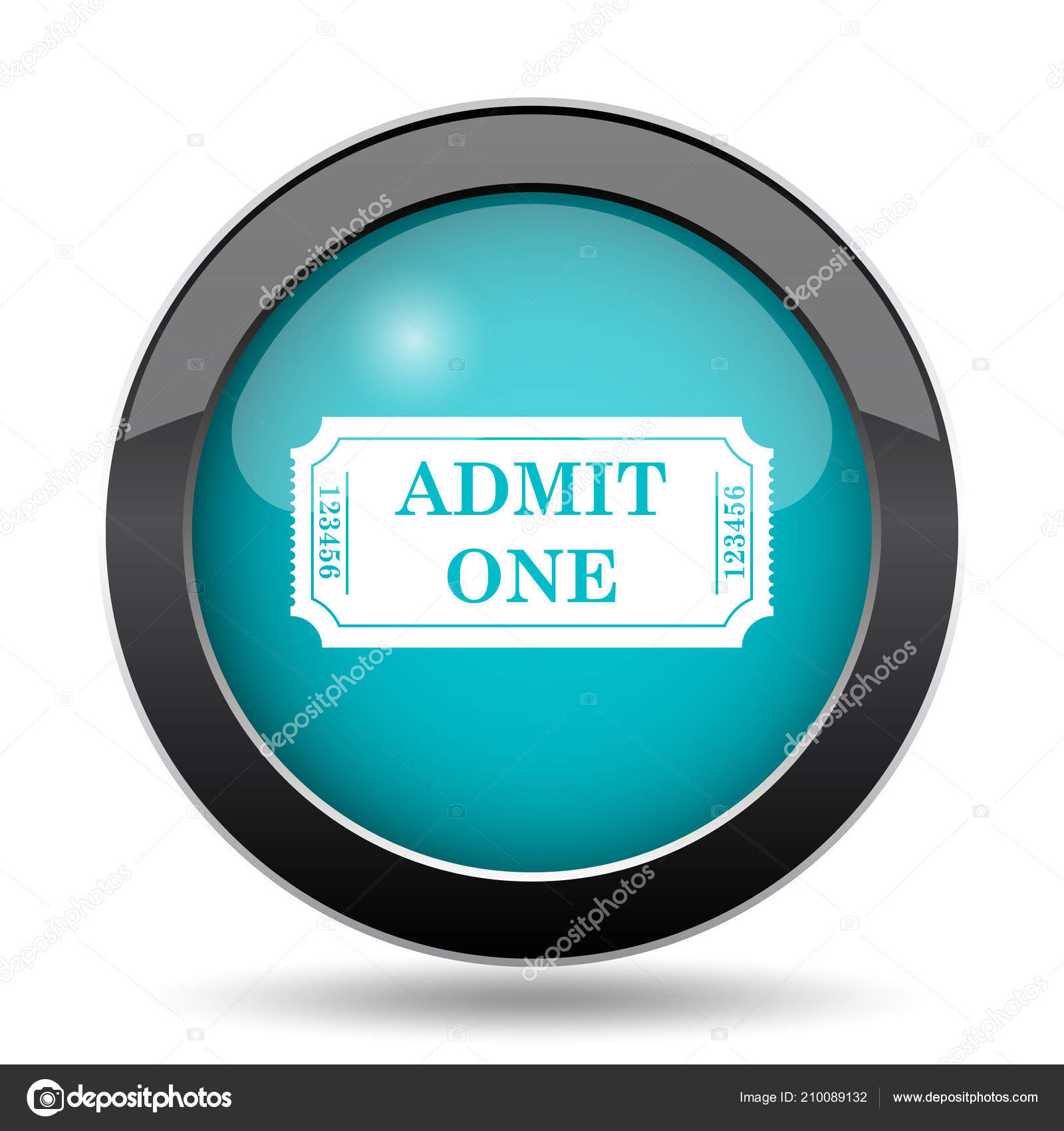 Images Admin Hd Admin One Ticket Icon Stock Photo C Valentint 210089132