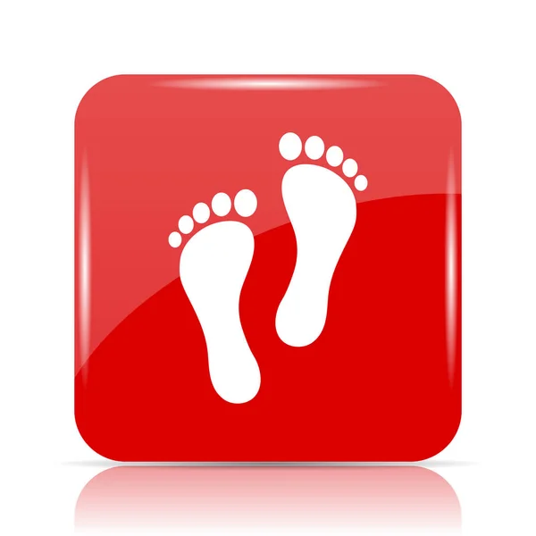 Foot print icon — Stock Photo, Image