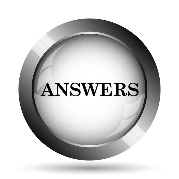 Answers icon — Stock Photo, Image