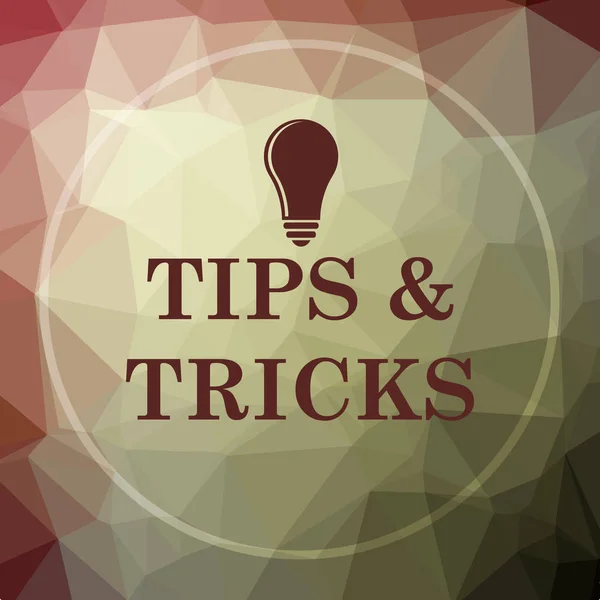 Tips och tricks-ikonen — Stockfoto