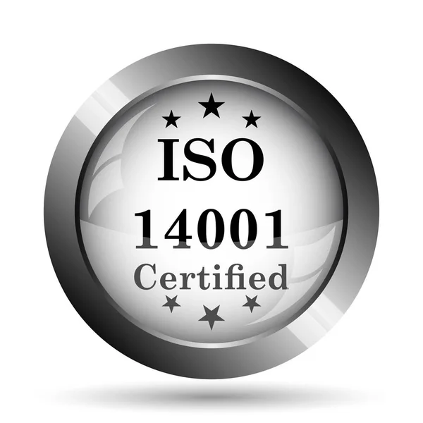 Iso14001 認証取得のアイコン — ストック写真