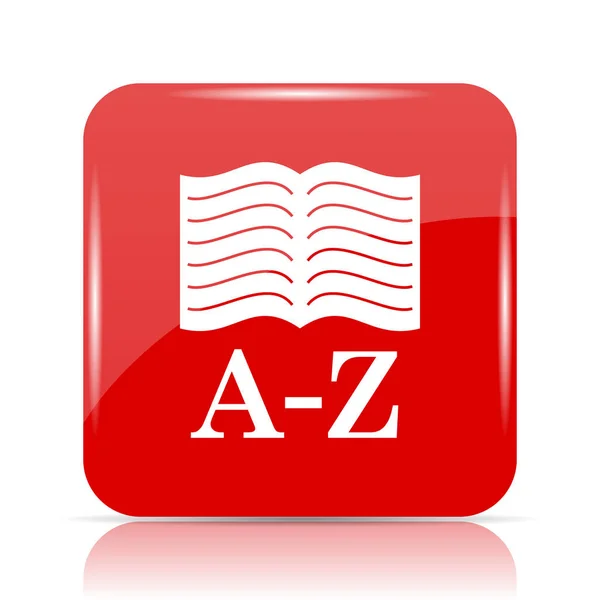 A-Z book icon — Stock Photo, Image