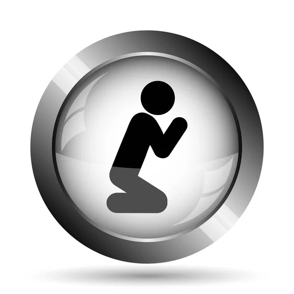 Gebed pictogram — Stockfoto