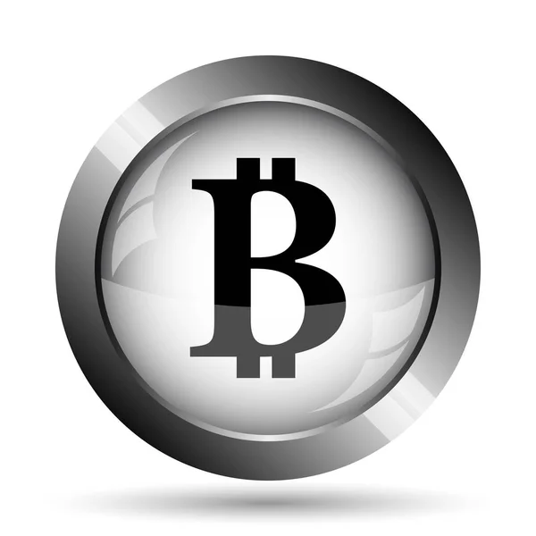 Bitcoin значок — стокове фото