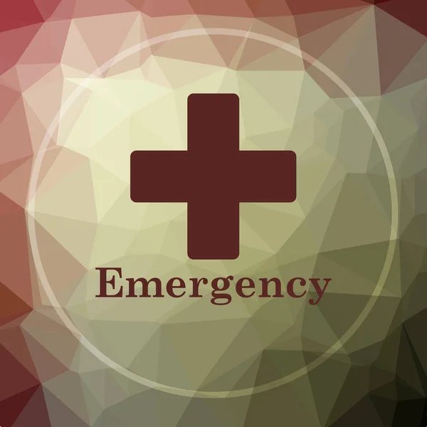 Emergency icon — Stock Photo, Image