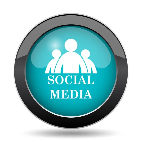 Ikona mediów społecznościowych — Zdjęcie stockowe