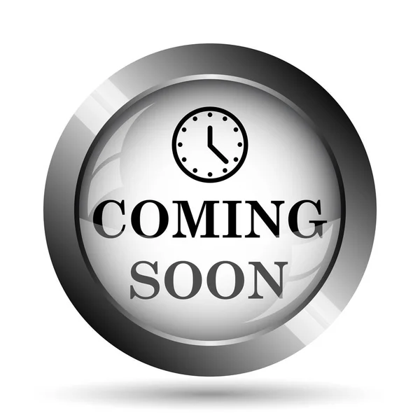 Coming soon icon — Stock Photo, Image