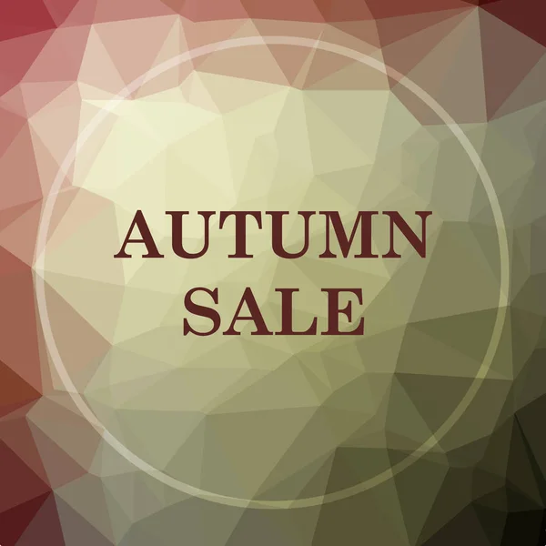 Autumn sale icon — Stock Photo, Image