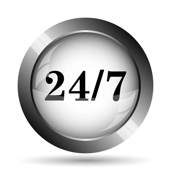 24 7 icon — Stock Photo, Image