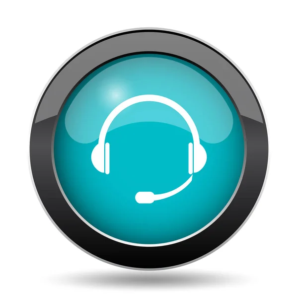 Ikona słuchawki — Zdjęcie stockowe