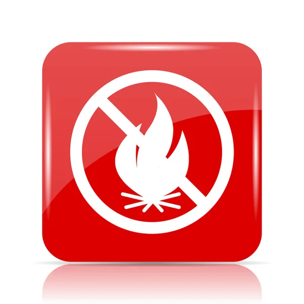 Fire forbidden icon — Stock Photo, Image