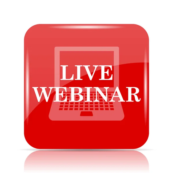 Live webinar icon — Stock Photo, Image