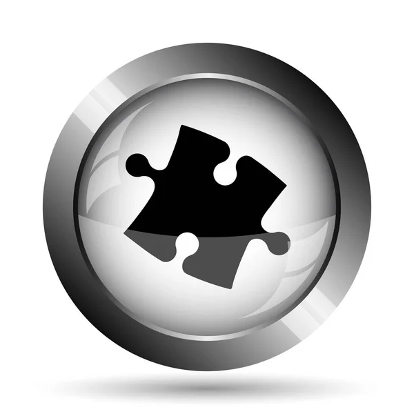 Puzzle piece icon — Stock Photo, Image