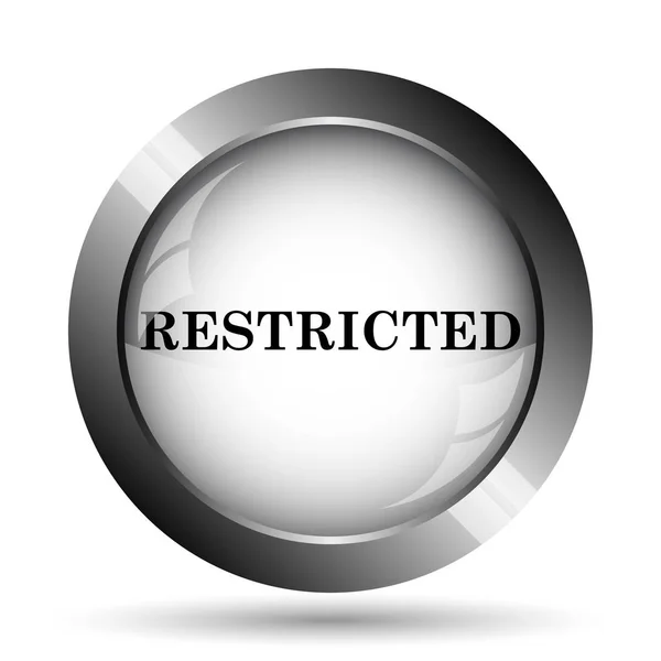 Restricted icon — Stock Photo, Image