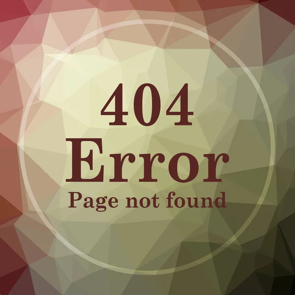 404 error icon — Stock Photo, Image