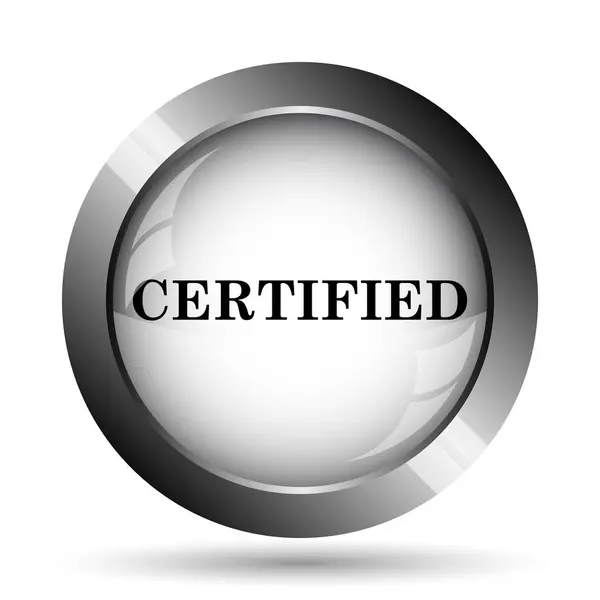 Gecertificeerde pictogram — Stockfoto