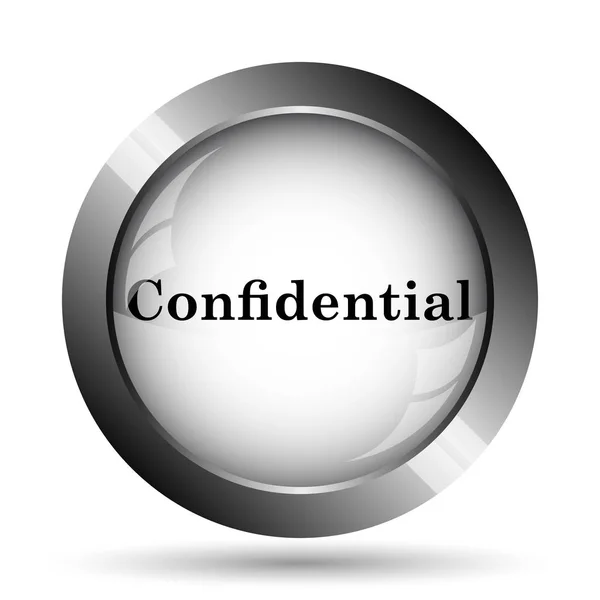 Icono confidencial — Foto de Stock