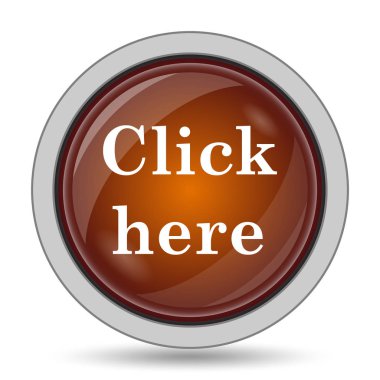 Turuncu kutsal kişilerin resmi web sitesi düğme beyaz zemin üzerine tıklayınız
