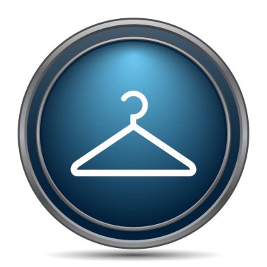 Askı simgesi. Beyaz arka plan üzerinde Internet düğmesi