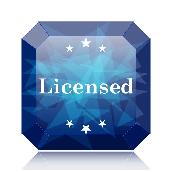 Icono con licencia — Foto de Stock