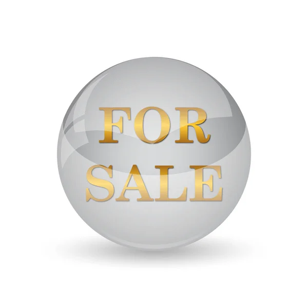 For sale icon. Internet button on white background.