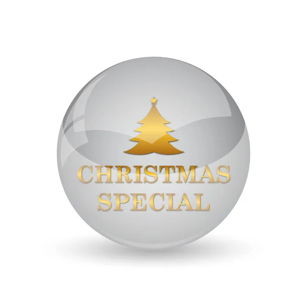クリスマスの特別なアイコン 白い背景の上のインター ネット ボタン — ストック写真