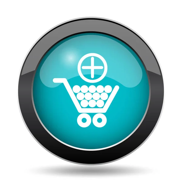 Lägga Till Shopping Cart Ikonen Lägg Till Shopping Cart Webbplats — Stockfoto