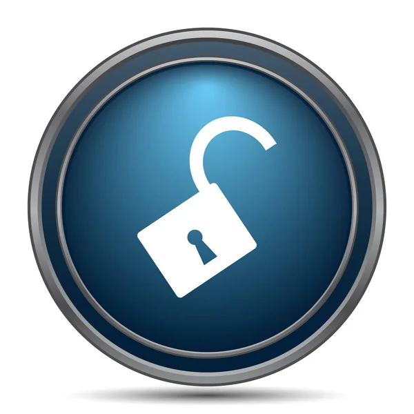 Open lock icon — Stock Photo, Image