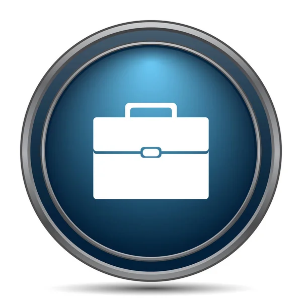 Briefcase Icon Internet Button White Background — Stock Photo, Image