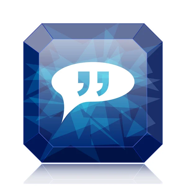 Double quotes icon — Stock Photo, Image