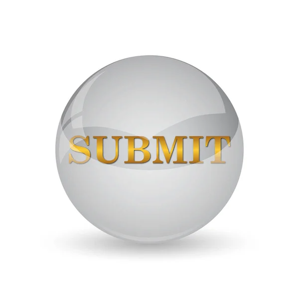 Submit Icon Internet Button White Background — Stock Photo, Image