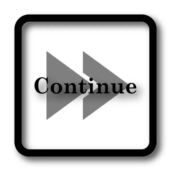 Continue icon — Stock Photo, Image