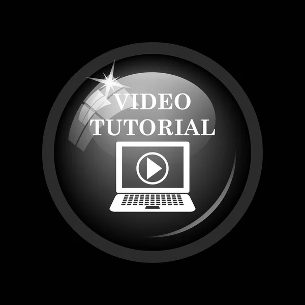 Ícone vídeo tutorial — Fotografia de Stock