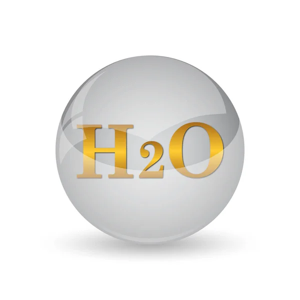 H2O значок — стокове фото
