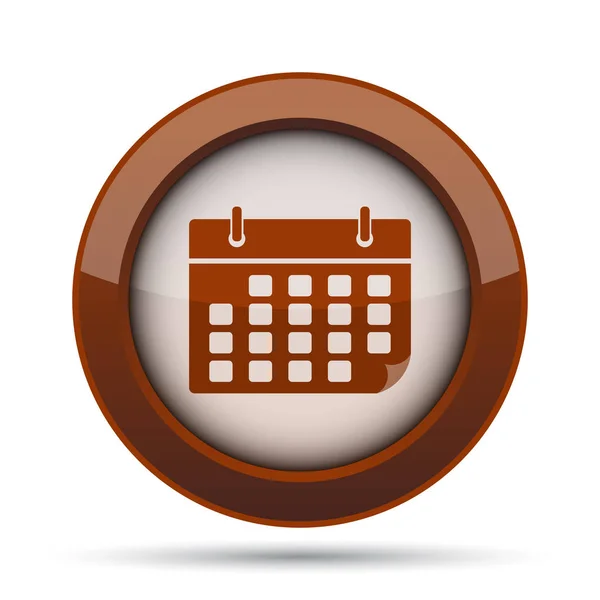 Calendar Icon Internet Button White Background — Stock Photo, Image