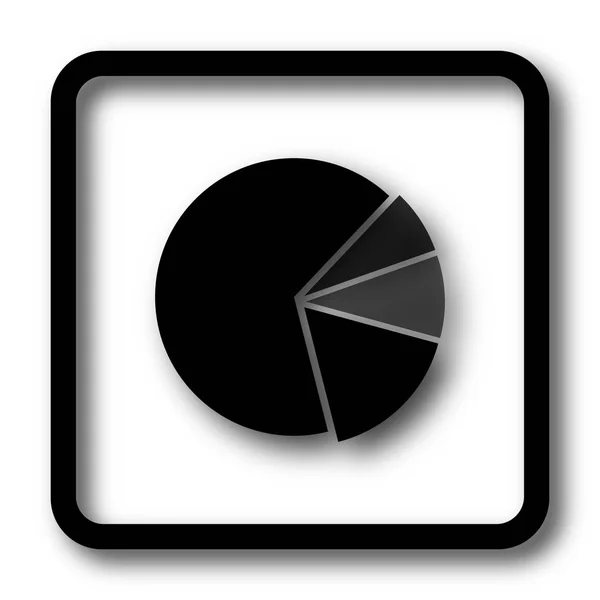 Wykres kołowy ikona — Zdjęcie stockowe