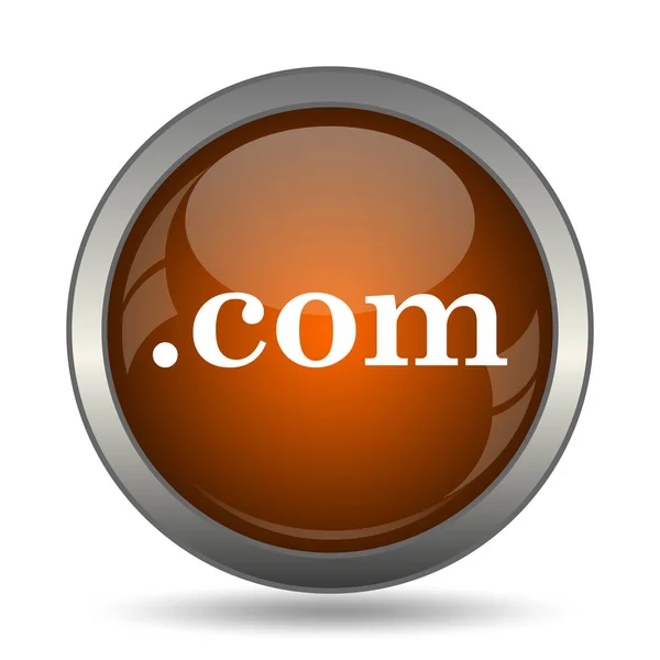 Com Ikone Internet Taste Auf Weißem Hintergrund — Stockfoto