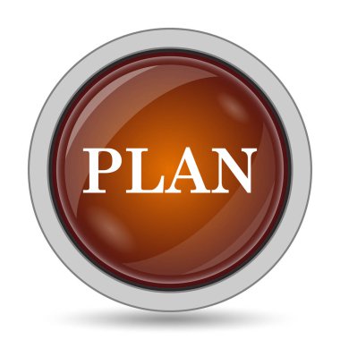 Beyaz arka plan üzerinde turuncu kutsal kişilerin resmi web sitesi düğme planı