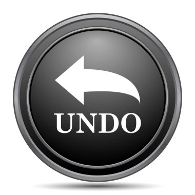 Siyah kutsal kişilerin resmi web sitesi düğme beyaz zemin üzerine geri al