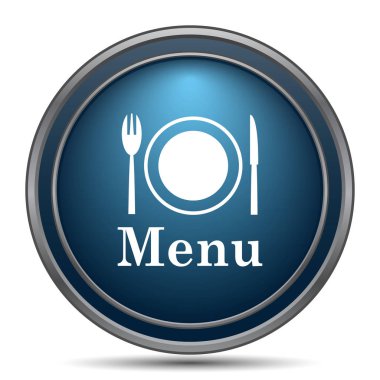 Menü simgesini. Beyaz arka plan üzerinde Internet düğmesi