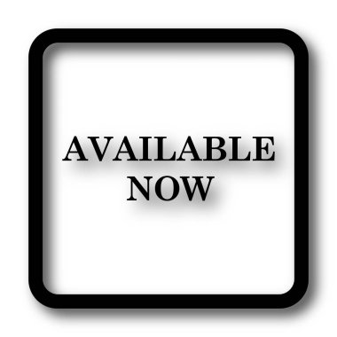 Kullanılabilir şimdi siyah kutsal kişilerin resmi web sitesi düğme beyaz arka plan üzerinde