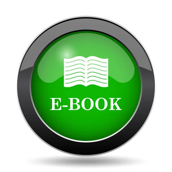 Book Symbol Grüne Website Taste Auf Weißem Hintergrund — Stockfoto