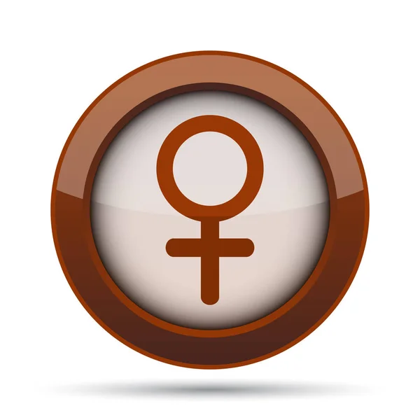 Icono de signo femenino — Foto de Stock