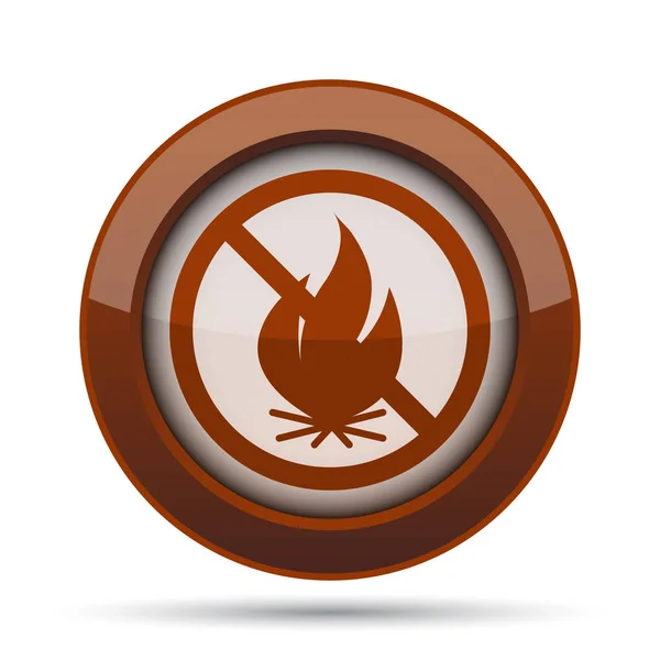 Brand förbjudna ikonen — Stockfoto