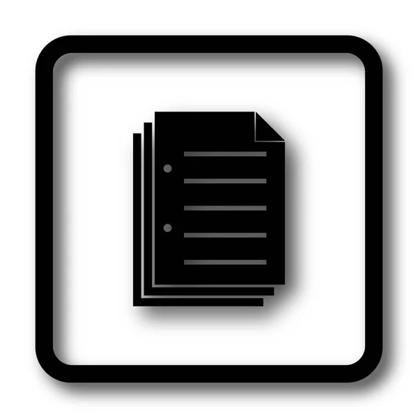 Documento icono — Foto de Stock