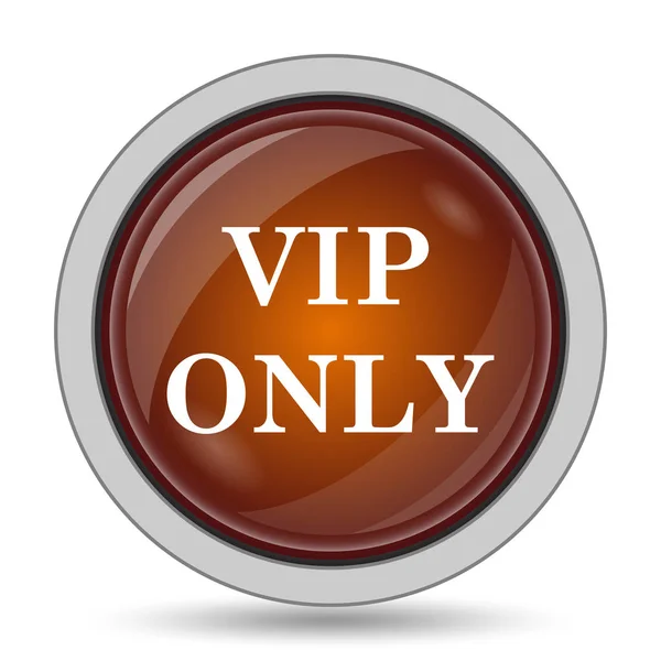 Vip Only Icon Orange Website Button White Background — Stock Photo, Image
